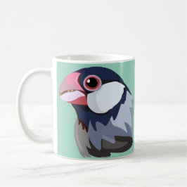 Java Sparrow - vereinfacht Kaffeetasse