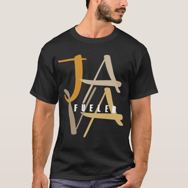 Java tankte grundlegenden dunklen T - Shirt (Vorderseite)