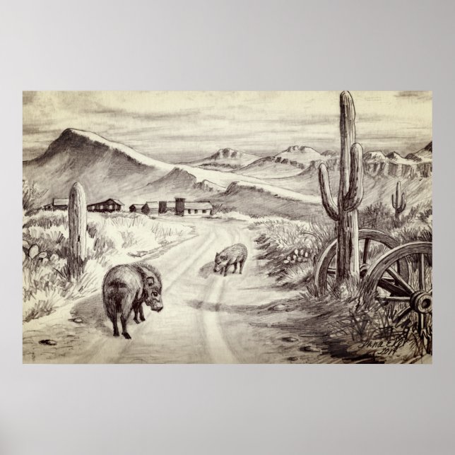 JAVALINAS POSTER (Vorne)