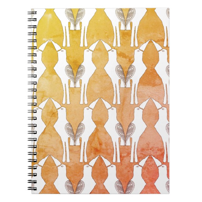 Javan Myna Bird - Dekoratives Notebook Notizblock (Vorderseite)