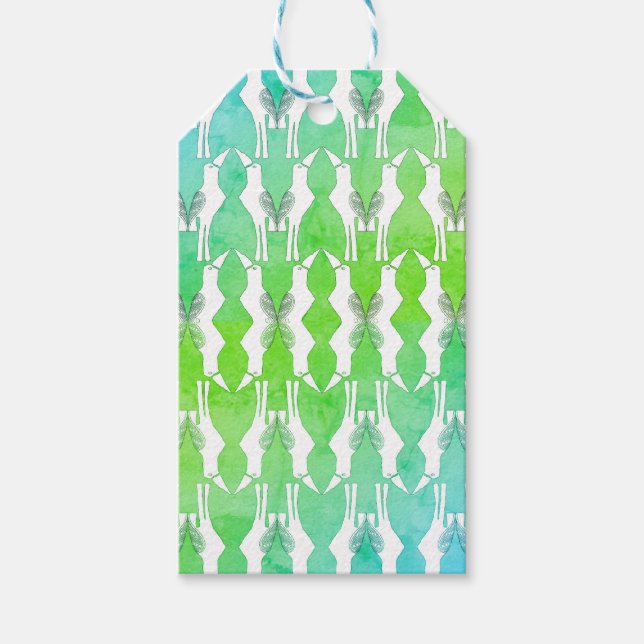 Javan Myna Bird Gift Tags Geschenkanhänger (Vorderseite)