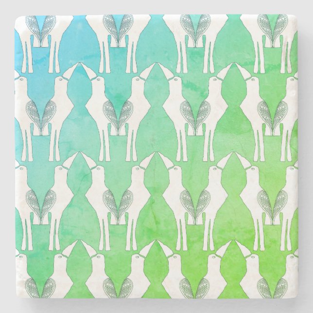 Javan Myna Bird Untersetzer (Vorderseite)