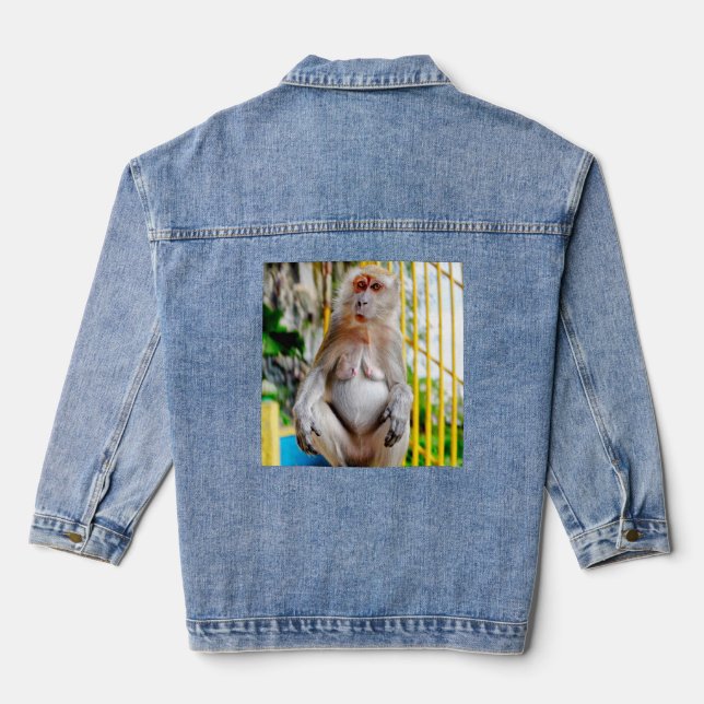 Javaneraffe Jeansjacke (Rückseite)
