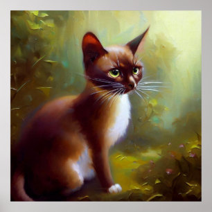 Javanese Cat Poster