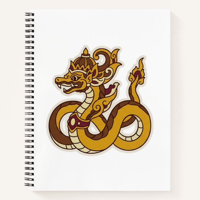 Javanese Dragon Notizbuch (Vorderseite)
