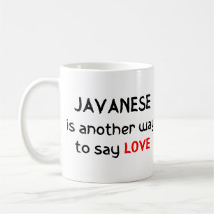 javanesische Liebe Kaffee Tasse