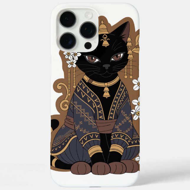 Javanesisches Katzenkunstwerk  Case-Mate iPhone Hülle (Rückseite)
