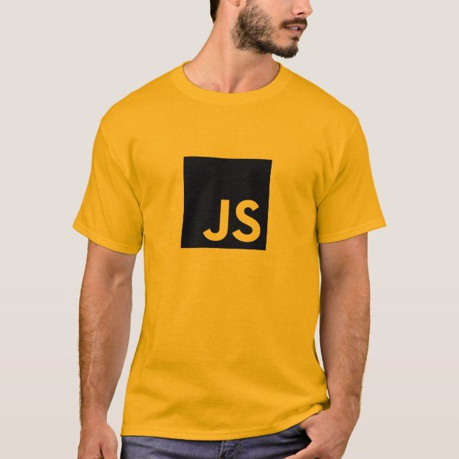Javascript-Logo-T - Shirt (Gold) (Vorderseite)
