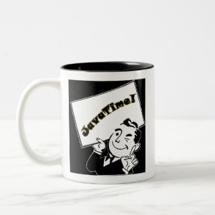 JavaTime! Zweifarbige Tasse