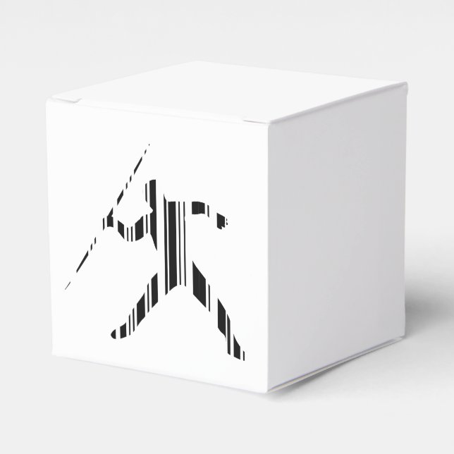 JAVELIN BAR CODE Sportspur- und Feldmuster Geschenkschachtel (Vorderseite)
