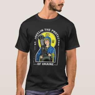 Javelin Der Beschützer der Ukraine Retro Vintag T-Shirt