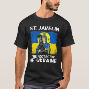 Javelin Der Beschützer der Ukraine Vintages Retro T-Shirt