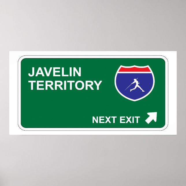 Javelin Next Exit Poster (Vorne)