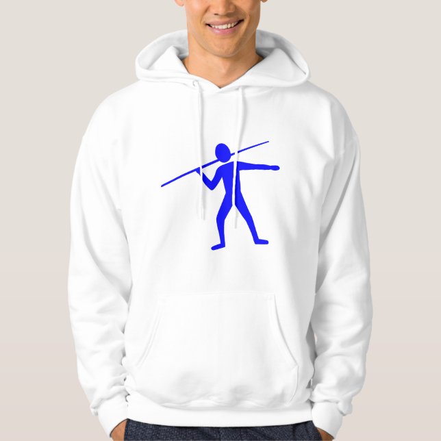 Javelin Trower - Blau Hoodie (Vorderseite)
