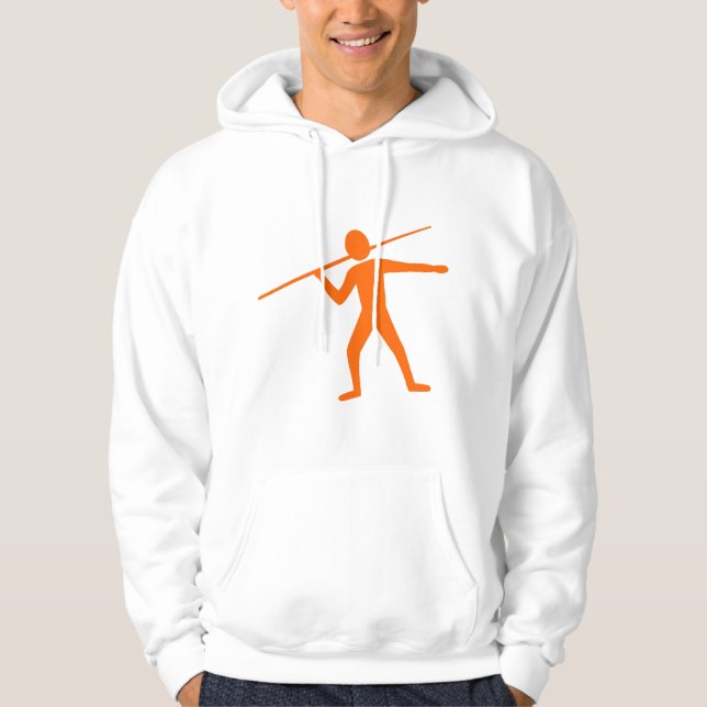 Javelin Trower - Orange Hoodie (Vorderseite)