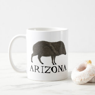 Javelina ARIZONA Wüste Wild Animal Peccary Nature Kaffeetasse