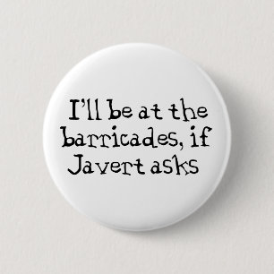 Javert Les Miserables Button