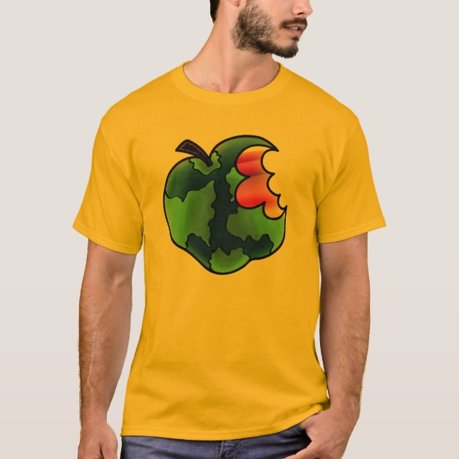 Javis essen WeltT - Shirt (Gold) (Vorderseite)