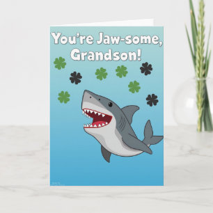 Jaw-some Enkel Awesome Karte