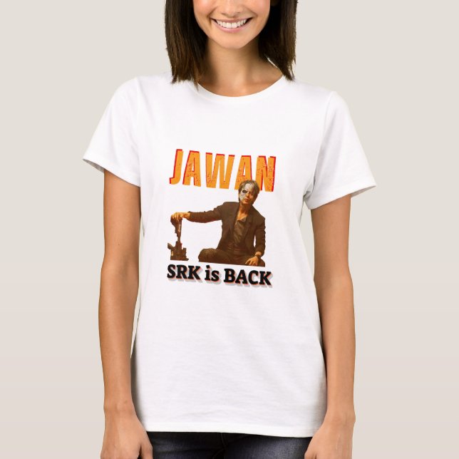 Jawan Movie T-Shirts l Shahrukh Khan l Bollywood M (Vorderseite)