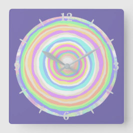 Jawbreaker Slice Candy Quadratische Wanduhr