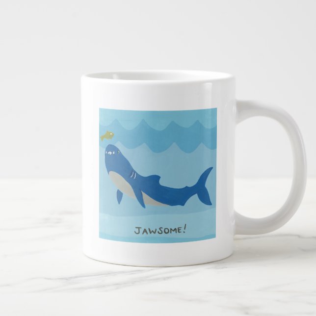 Jawesome Shark Jumbo-Tasse (Rechts)