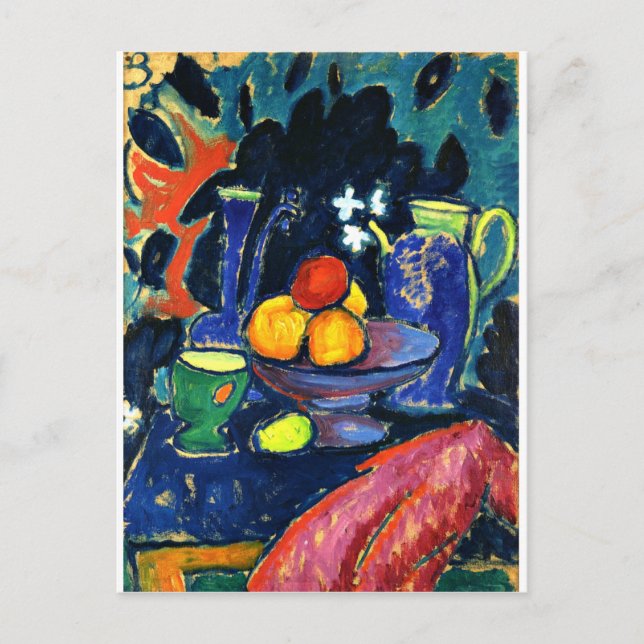 Jawlensky - Stillleben mit Jug Postkarte (Vorderseite)