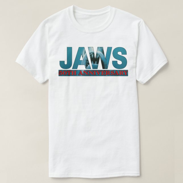 JAWS 50 Jahre T-Shirt (Design vorne)