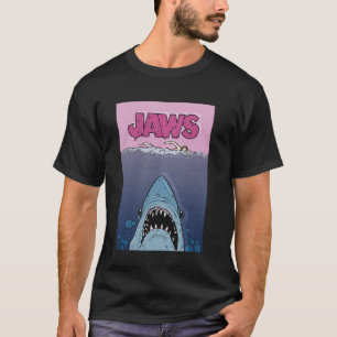 Jaws 50th Anniversary Poster Halftone Vorder- und T-Shirt