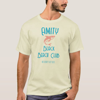 Jaws Black Beach Club T-Shirt