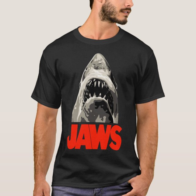 JAWS - Great White Shark Sticker T-Shirt (Vorderseite)