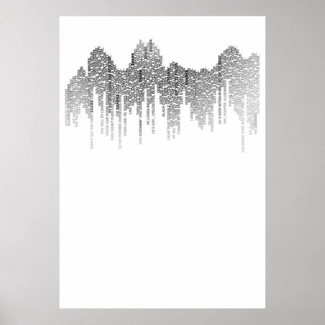 Jaws Quints-Rede Poster (Vorne)