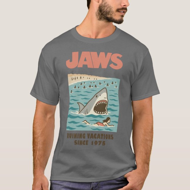 Jaws Ruining Vacation Since T-Shirt (Vorderseite)