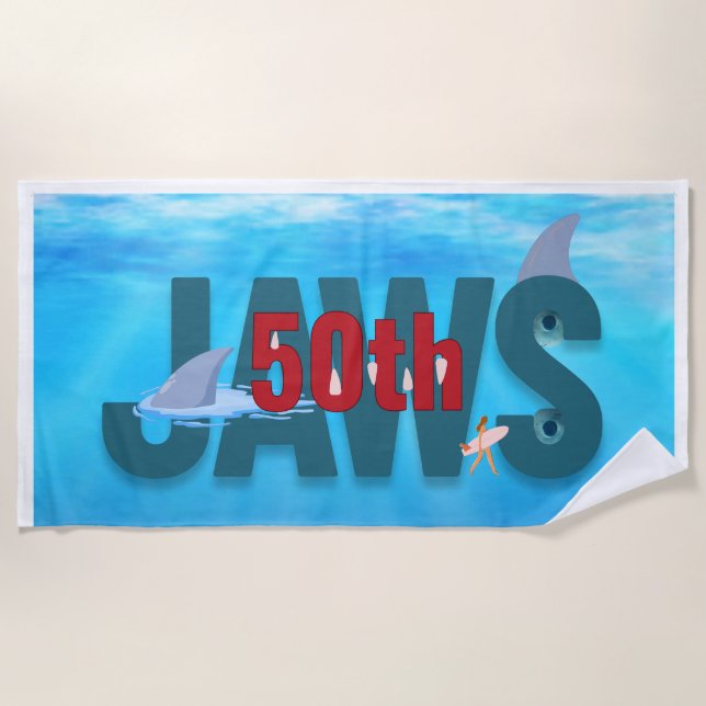 JAWS Strandtuch (Vorderseite)