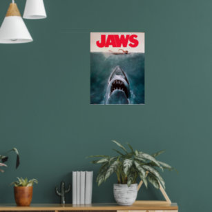 Jaws Vintage Theatrische Kunst Poster