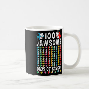 Jawsome Days of School Shark 100 th Day of School Kaffeetasse