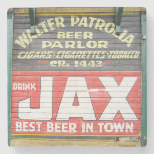 Jax, Jax Untersetzer, New Orleans, Steinuntersetzer