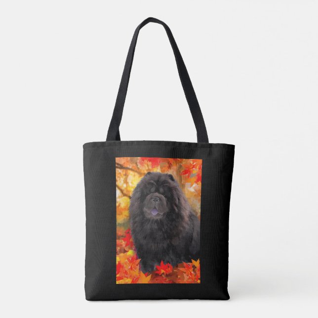 JAX PREMIUM TOTE BAG auf schwarz (Rückseite)