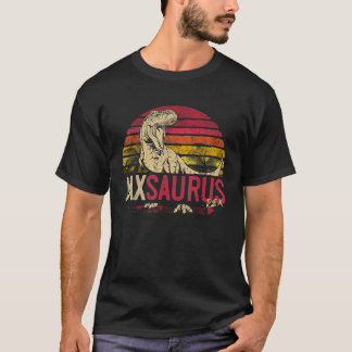Jax Saurus Funny Personalisiert Dinosaur T Rex Nam T-Shirt