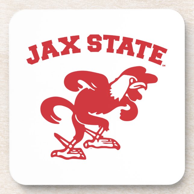 JAX-Staat Gamecocks, Staat Jacksonville Getränkeuntersetzer (Vorderseite)