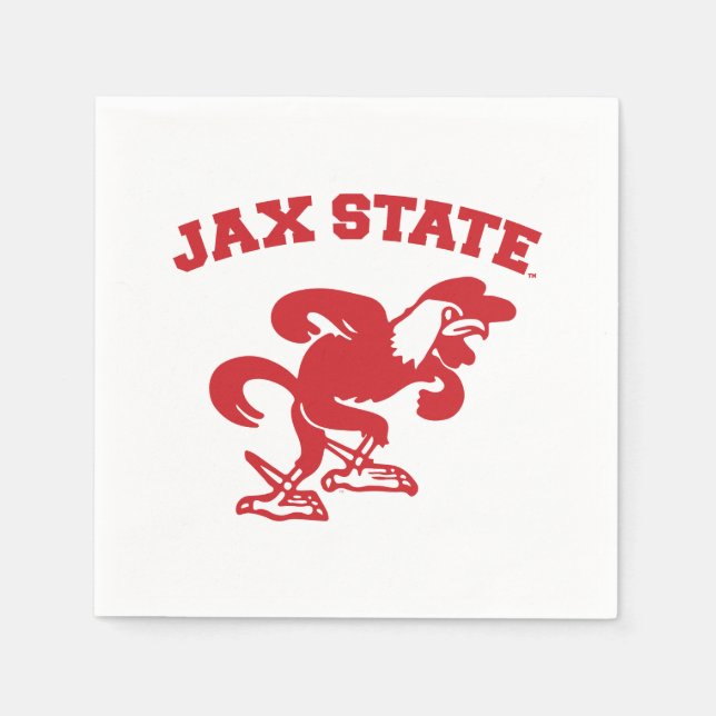 JAX-Staat Gamecocks, Staat Jacksonville Serviette (Vorderseite)