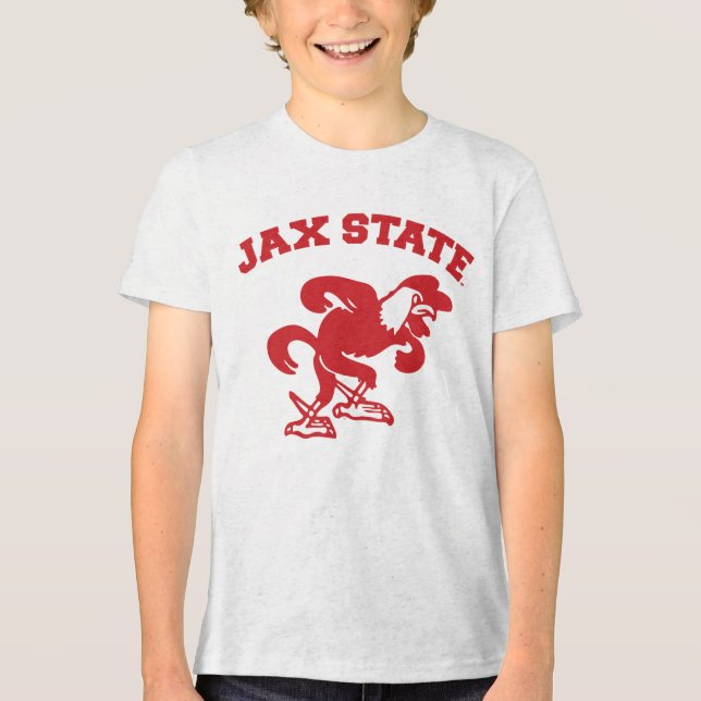 JAX-Staat Gamecocks, Staat Jacksonville Tri-Blend Shirt (Vorderseite)