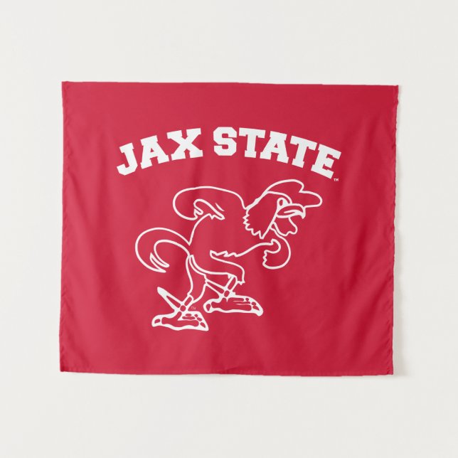 JAX-Staat Gamecocks, Staat Jacksonville Wandteppich (Vorderseite (Horizontal))
