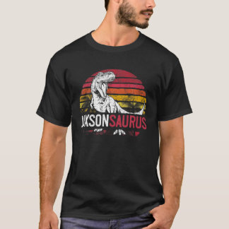 Jaxson Saurus Funny Personalisiert Dinosaur T Rex  T-Shirt