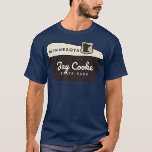 Jay Cooke Staat Park Minnesota Begrüßungszeichen T-Shirt