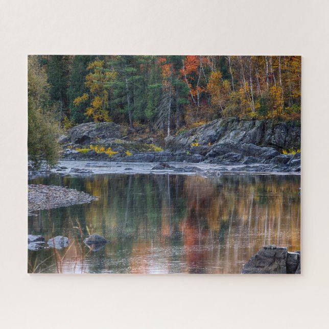 Jay Cooke Staat Park Minnesota St. Louis River Puzzle (Horizontal)