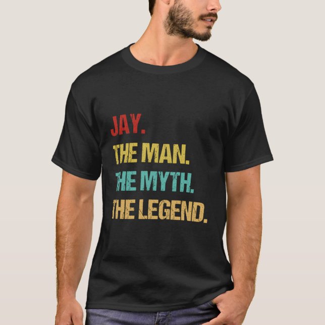Jay Name-Geschenk T-Shirt (Vorderseite)