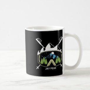 Jay Peak Vermont Skifahren Skipisten und Pole Kaffeetasse