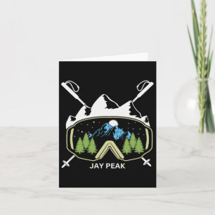 Jay Peak Vermont Skifahren Skipisten und Pole Karte