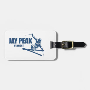 Jay Peak Vermont Skifahrer Gepäckanhänger